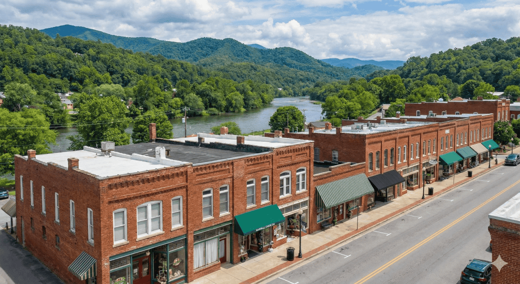 Junk removal and dumpster rental service area in Fletcher, NC