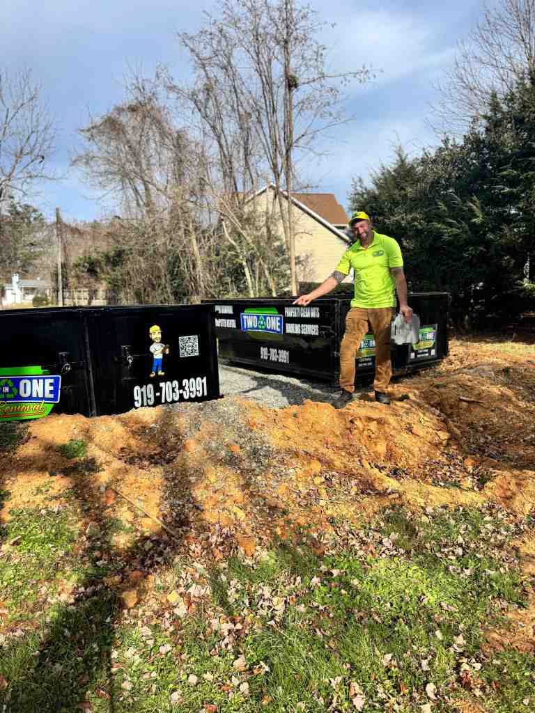 Efficient appliance removal by Two in One Junk Removal professionals.